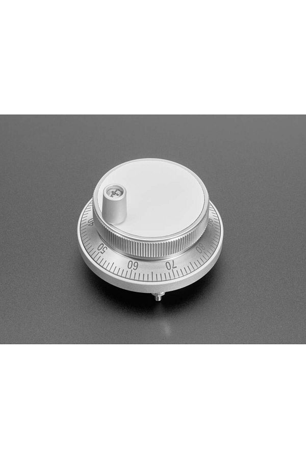 Adafruit-CNC Rotary Encoder - 100 Pulses per Rotation - 60mm Silver 1