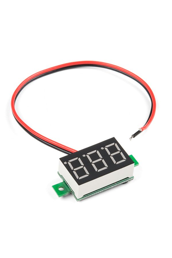 Sparkfun-LED voltmeter display 1