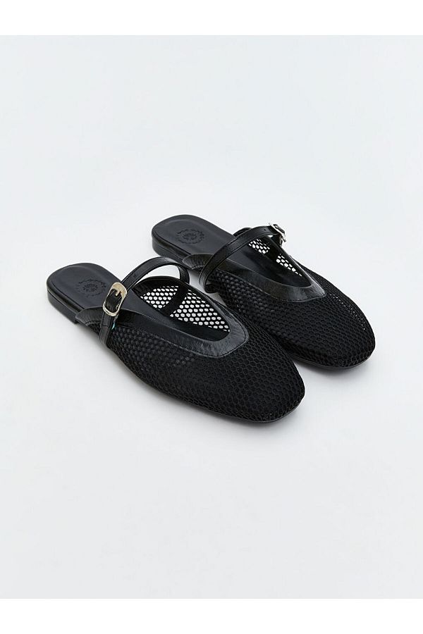 LC Waikiki-New Season Buckle Mesh Detailed Women's Slippers - S5Jh81Z8 1