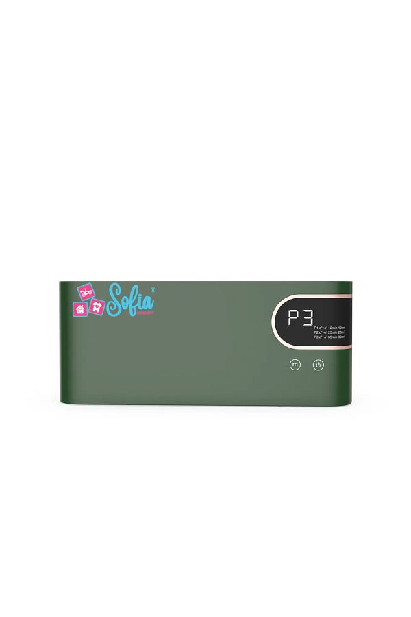 Sofia Concept-Ozone/Anion Air Purifier, Sterilization, Sofia CONCEPT®, 4W, 3 Modes, Portable, 2000mAh, Green 1