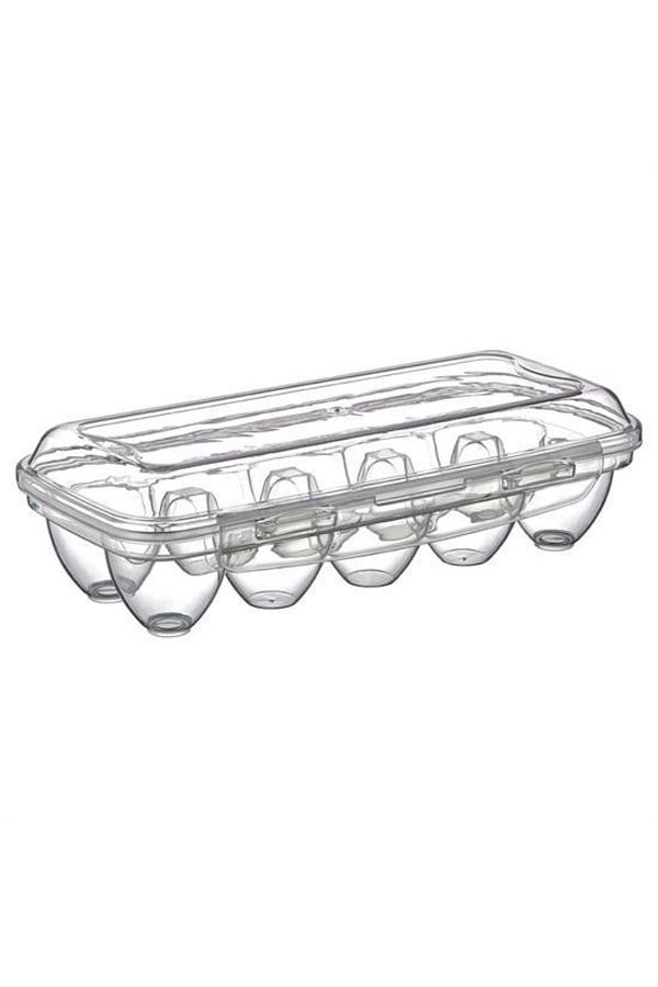 Skygo-BUFFER® 10 Compartments Egg Cup Storage Box with Lockable Lid YU110 1