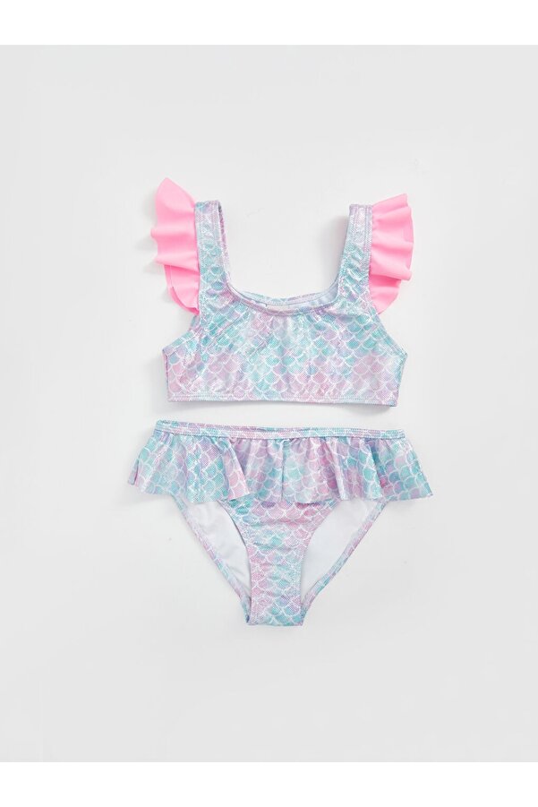 LC Waikiki LCW Kids Hızlı Kuruyan UV Korumalı Kız Çocuk Bikini