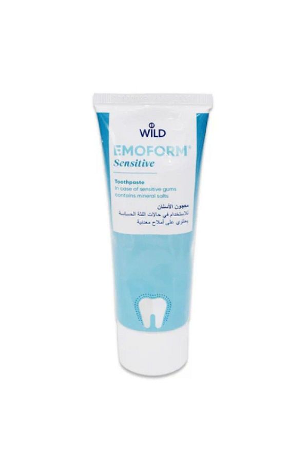 WILD-Emoform T.p 75ml Sensitive New (1938) --- ايموفورم معجون اسنان 75مل للاسنان الحساسة 1