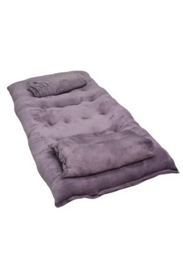 Generic-The 4-in-1 Guest Package consists of a mattress, a light blanket, a pillow, and a stylish bag. 1