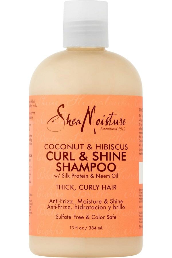 Shea Moisture-Curl and Shine Shampoo and Style Milk 1