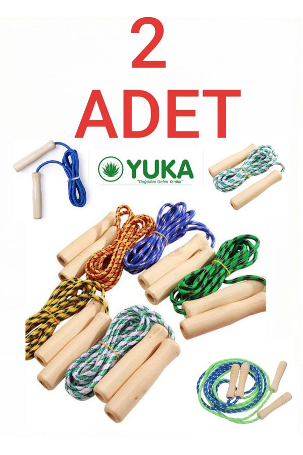Yuka-Jump Rope 2 Pcs Special Jump Rope for Children Children's Game Jumping Exercise Training 1