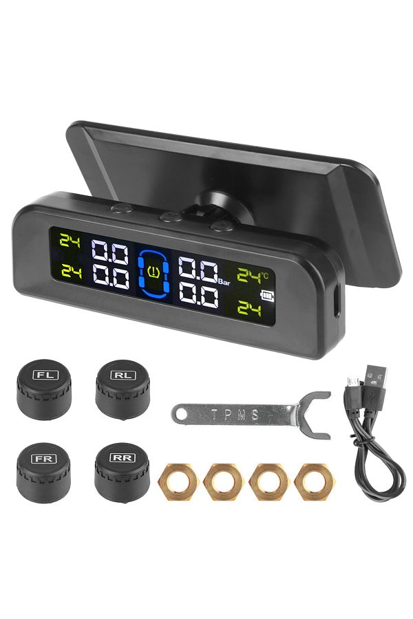 Choice-Ty05 External Tire Pressure Monitoring System Temperature Warning Fuel Save With 4 External Sensors 1