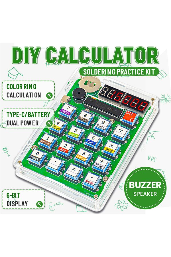 Choice-DIY Calculator Electronic Production Kit LED Digital Tube Display With Shell Single-Chip Microcom... 1