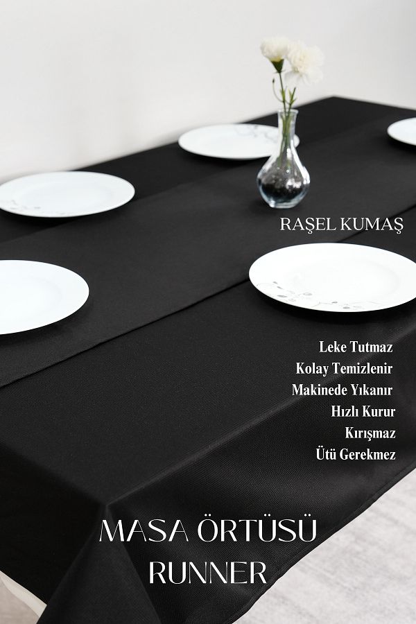 sevilya-Smooth Set Tablecloth and Runner Set Table Cloth Dowry Set (Tablecloth and Runner) 1