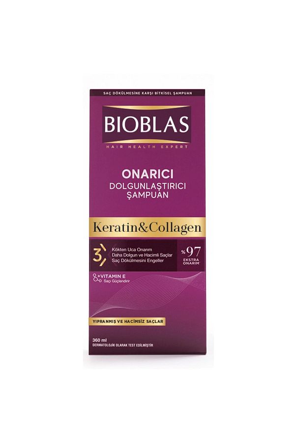 Bioblas-Kolagen + Keratinový šampon Objem 360 ml 1