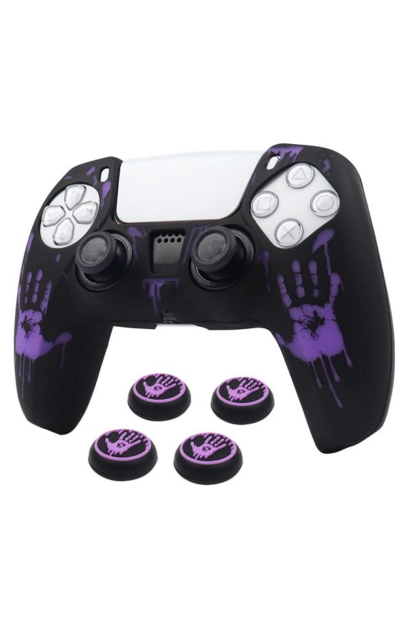 Choice-A0470-5 Protective Silicone Soft Control Cases For Ps5 Controller Skin Cover Gamepad Joystick Games 1