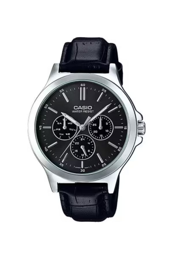 Casio-CASIO Men's Analog Black Dial Watch - MTP-V300L-1A 1