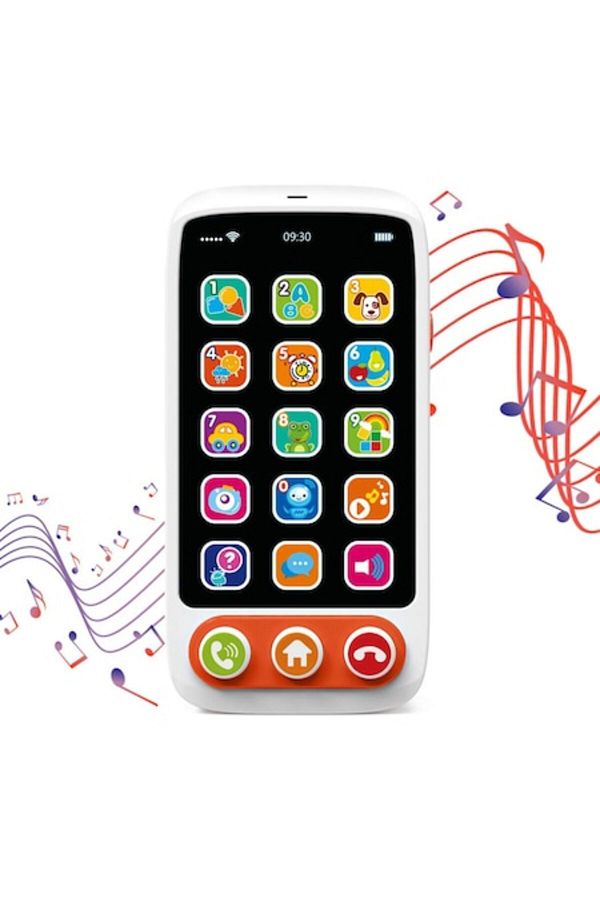 Smart Vibe-Mobile Toy Phone with Touch Screen KidoSmart™ with Sounds and Lights, Buttons, Learning Functions, 1
