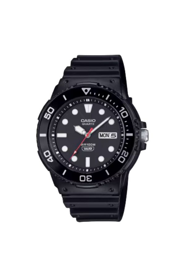 Casio-CASIO Men's Analog Black Dial Watch - MRW-230H-1E1VDF 1