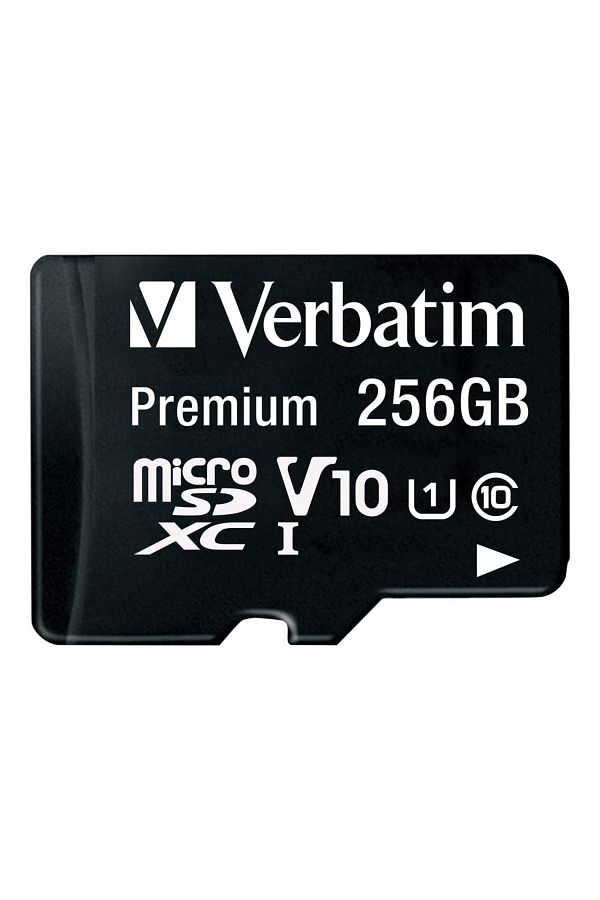 Verbatim-Verbatim MicroSDXC Premium U1 256GB Memory Card, Class 10 + Adapter 1