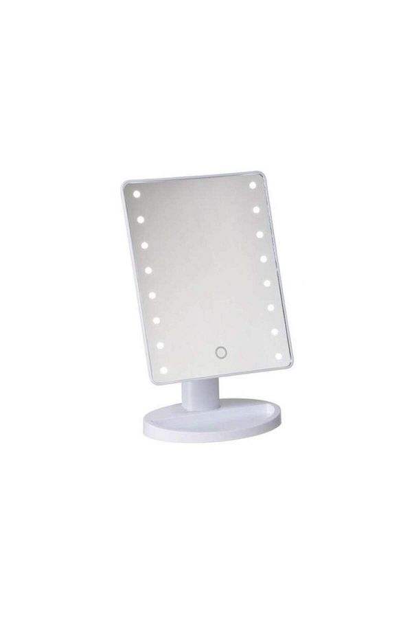 SIKS-® white make-up mirror with 16 LEDs, ON/OFF switch 1