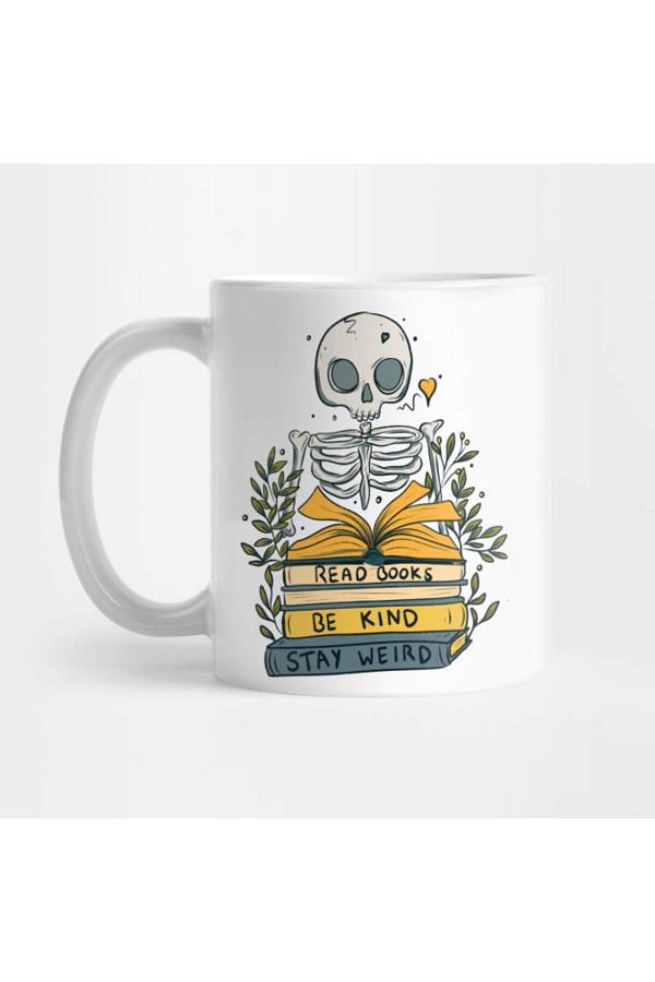Pixxa-Read Books, Be Kind, Stay Weird Mug 1