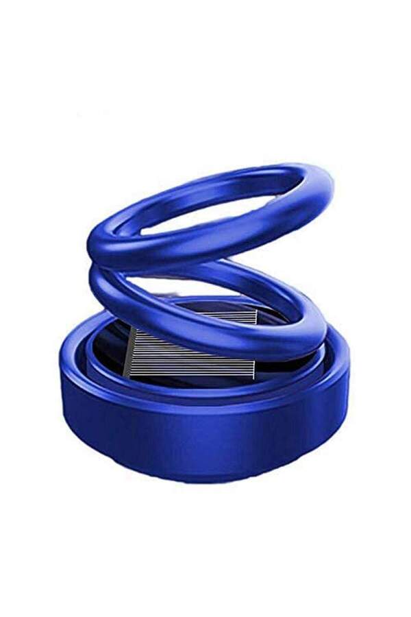 SIKS-Professional Car Air Freshener, Anti-Tobacco, 360 Degree Rotation, Solar Charging, Blue 1