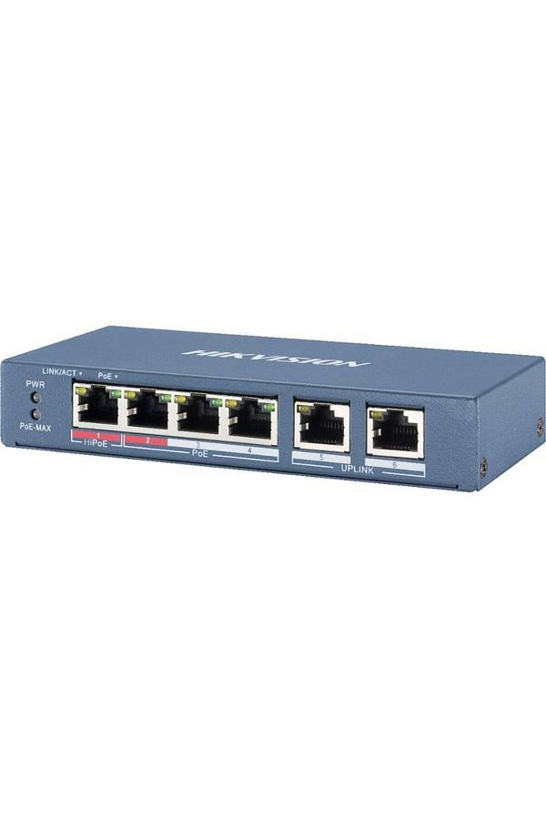 Hikvision-Comutator SWITCH 4 PORTURI 60W SMARTMANAGED 1