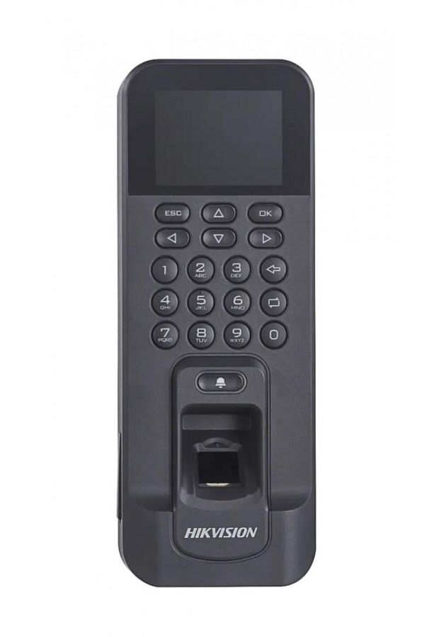 Hikvision-Stand alone biometric access controller with keypad and MIFAR proximity cards 1