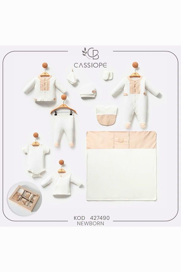 Cassiope-My Baby Beach 100% Cotton with Colorful Patterns 10-Piece Hospital Release Special Series 427490 1