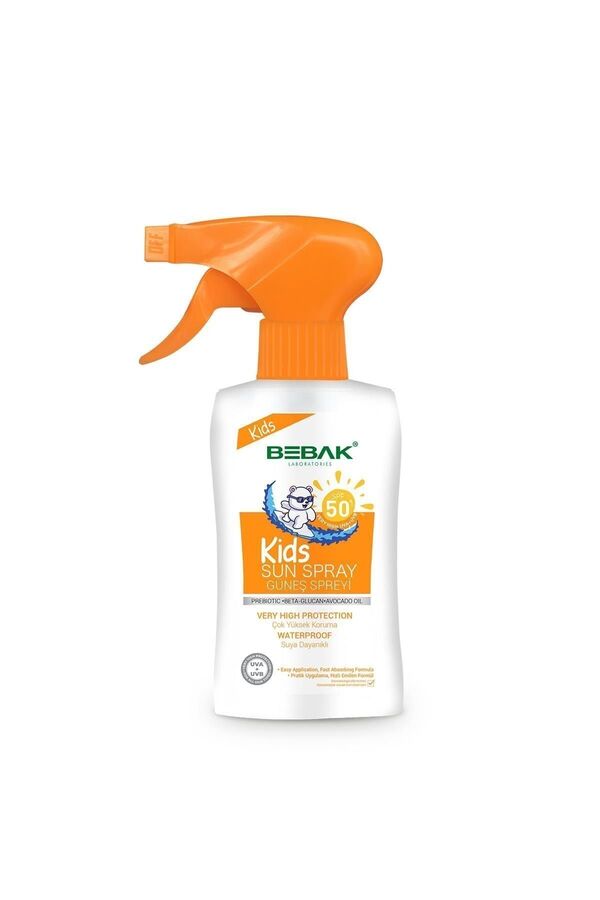 Bebak 50 Spf Uva / Uvb Işınlarına Karşı Yüksek Koruma Etkili Çocuk Güneş Kremi/spreyi 175 ml