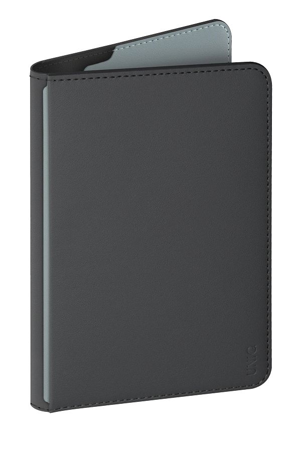 UNIQ Better By Design-Passport Wallet and Tracker (Find Feature) Rfid-Block Technology Vegan Leather Magnet Compartment 1