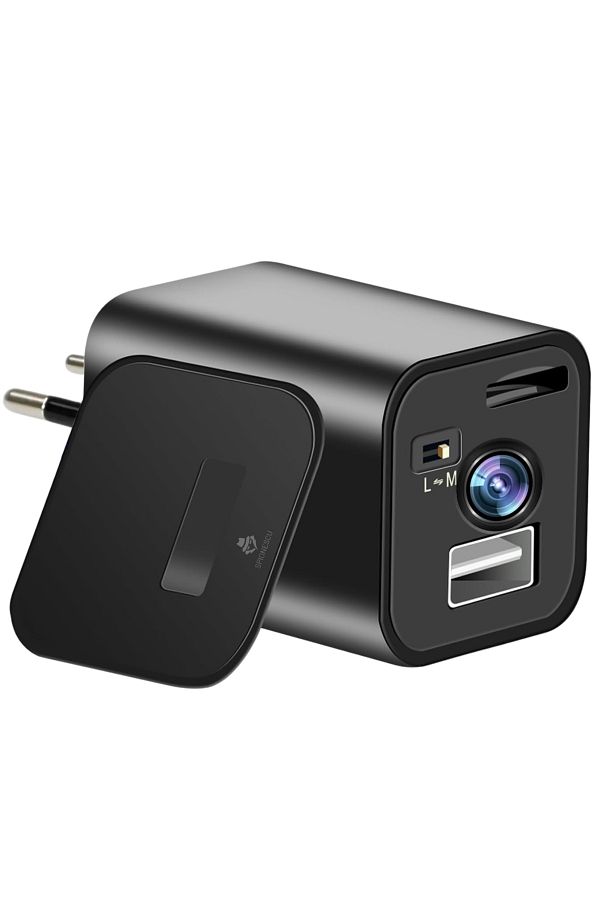 Spionescu-USB charger with 1080P hidden camera, motion detection, loop recording, no Wi-Fi 1