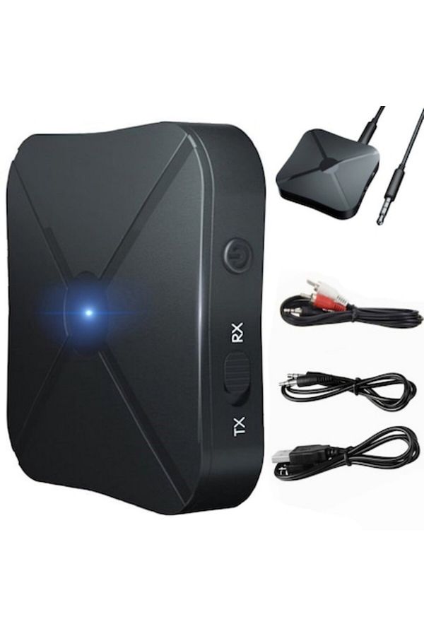 OEM-Adapter, Bluetooth Receiver, Transmitter, BT 4.2, 3.5mm Jack, TX/RX, Operating Range up to 10m, Blac 1