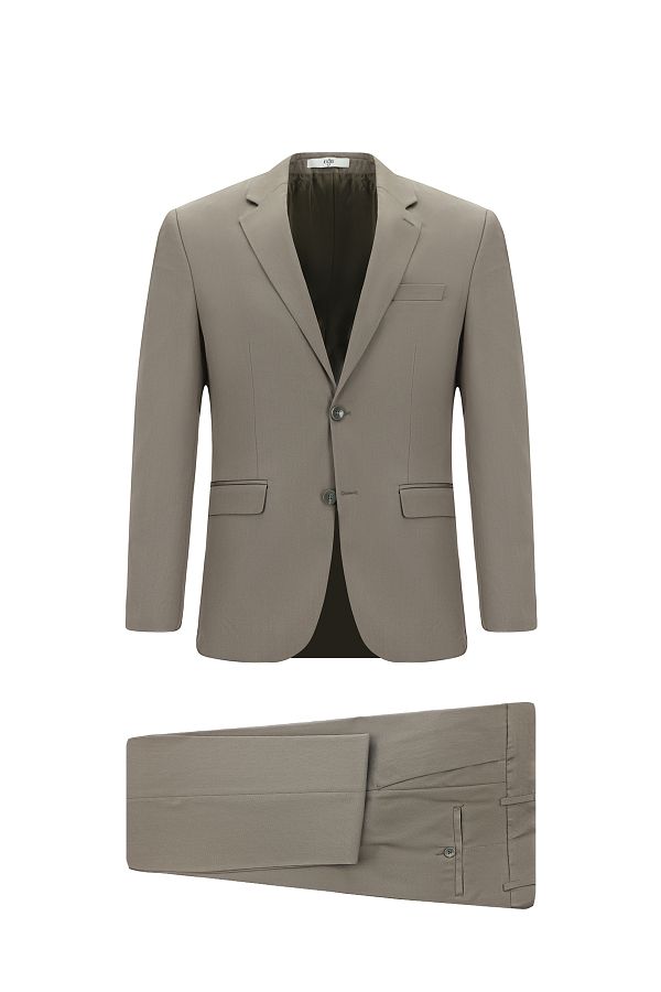 Kiğılı-Slim Fit Slim Fit Cotton Lyocell Classic Suit 1