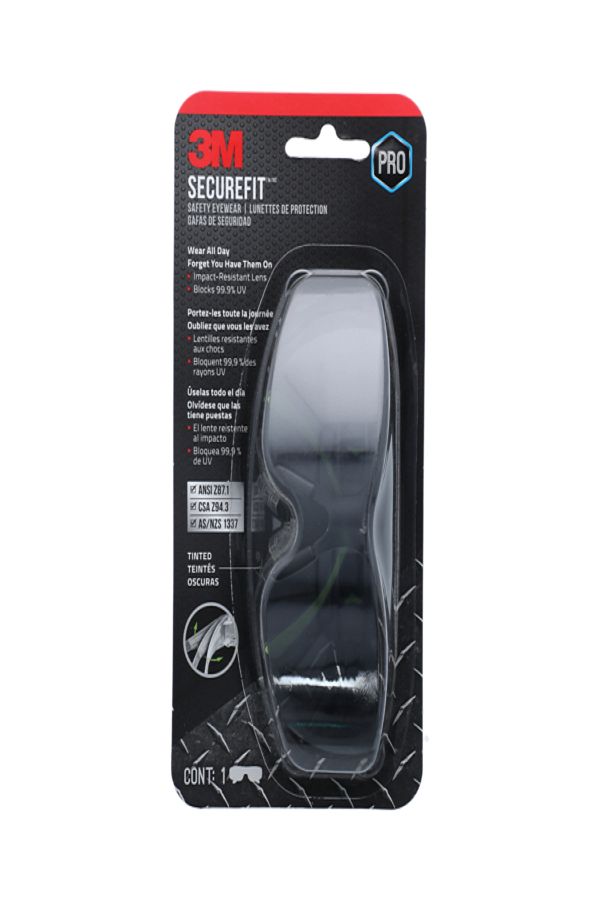 3M-Securefit Anti-Fog Safety Eyewear Glasses 1