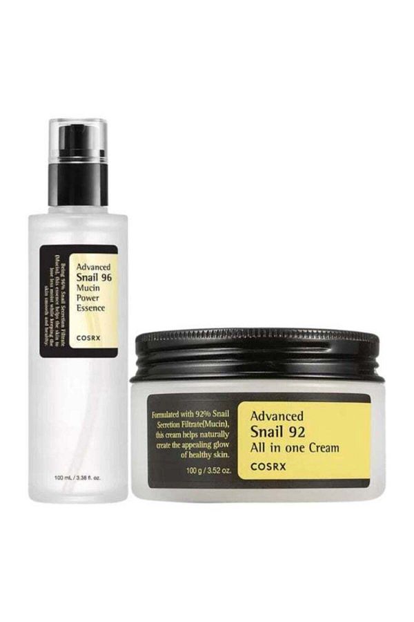 Cosrx-Radiance Renewal Snail Skincare Duo Advanced Snail 96 Mucin Power Essence & 92 All-in-One Crea 1