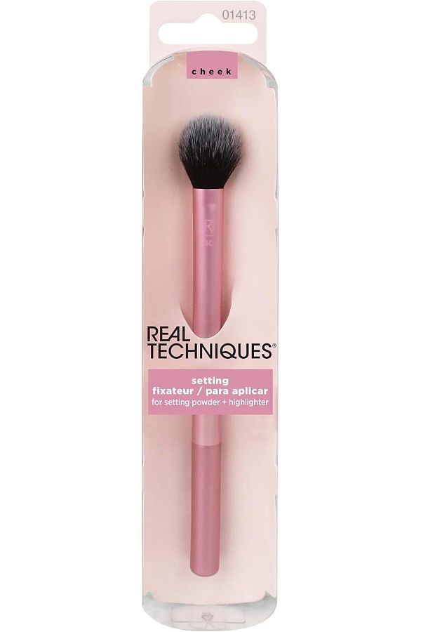 Real Techniques-فرشاة تثبيت ريل تكنيكس بشعيرات صناعية فائقة النعومة وحلقات ألومنيوم ممتدة 1