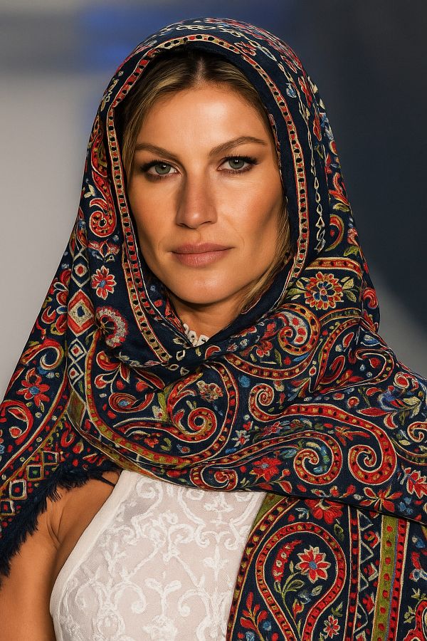 HAR-UM Ticaret-Shawl with Authentic Pattern 1