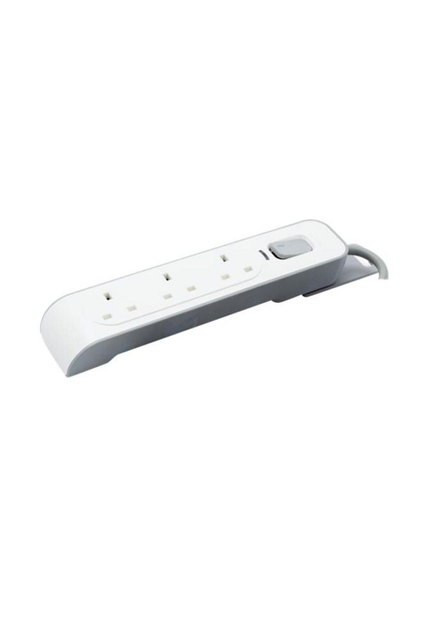 Generic-SmartCube Platinum Smartcube 3-Way Extension Cord White 3m 1