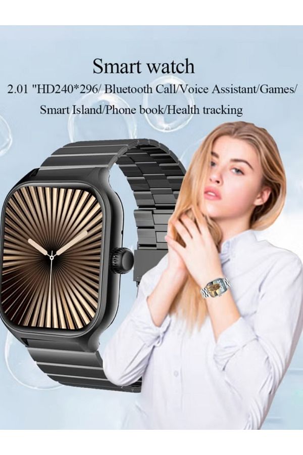 MACON-Brandcode ROCK 59 Smart Watch with Three Straps and Wireless Charging 1