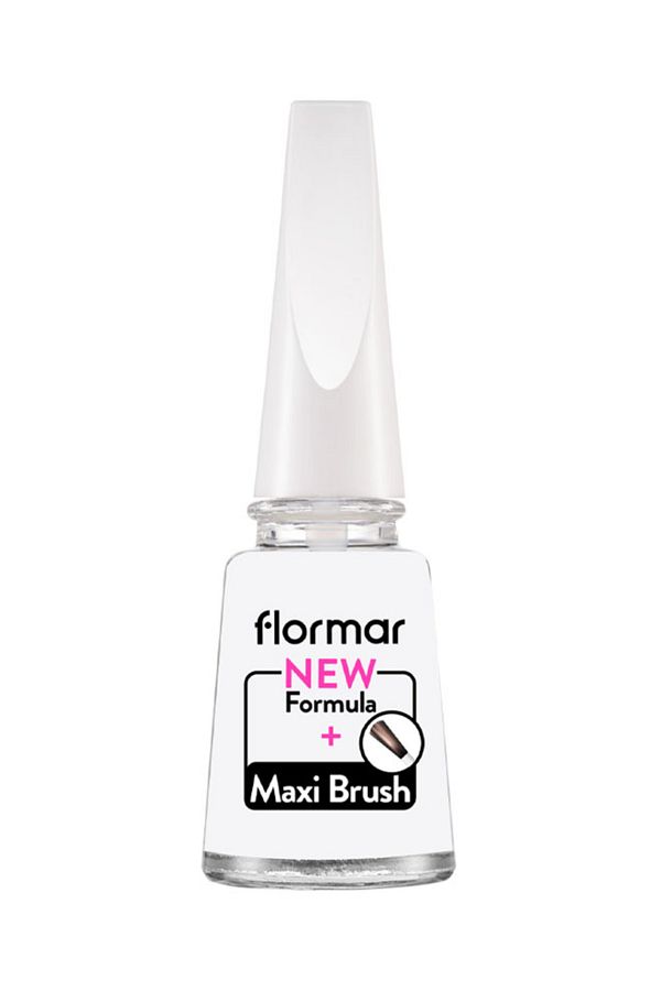 Flormar-Flormar New Formula Nail Enamel + Maxi Brush - 301 Glass Effect 1
