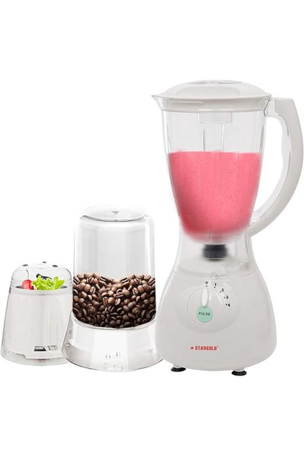 Stargold-550 Watts 3-in-1 Juicer Blender Unbreakable Jar, Multi-Purpose Mixer System 550W 1