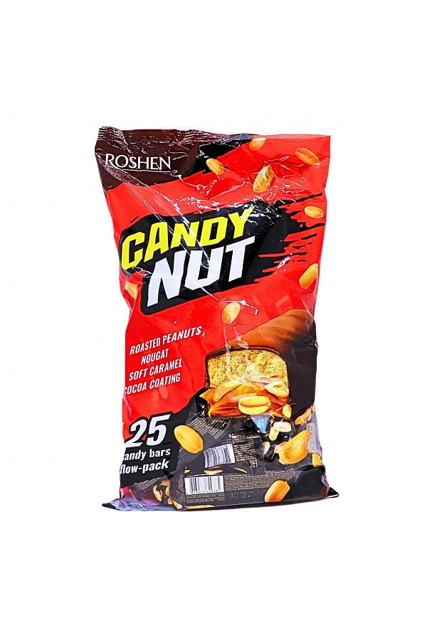 Roshen-Candy Nut soft caramel with peanuts 1kg 1