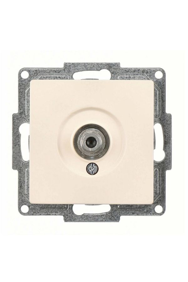 LiderGlobal-Visage cream television socket without frame with f connector - compatible frame for socket and switch 1