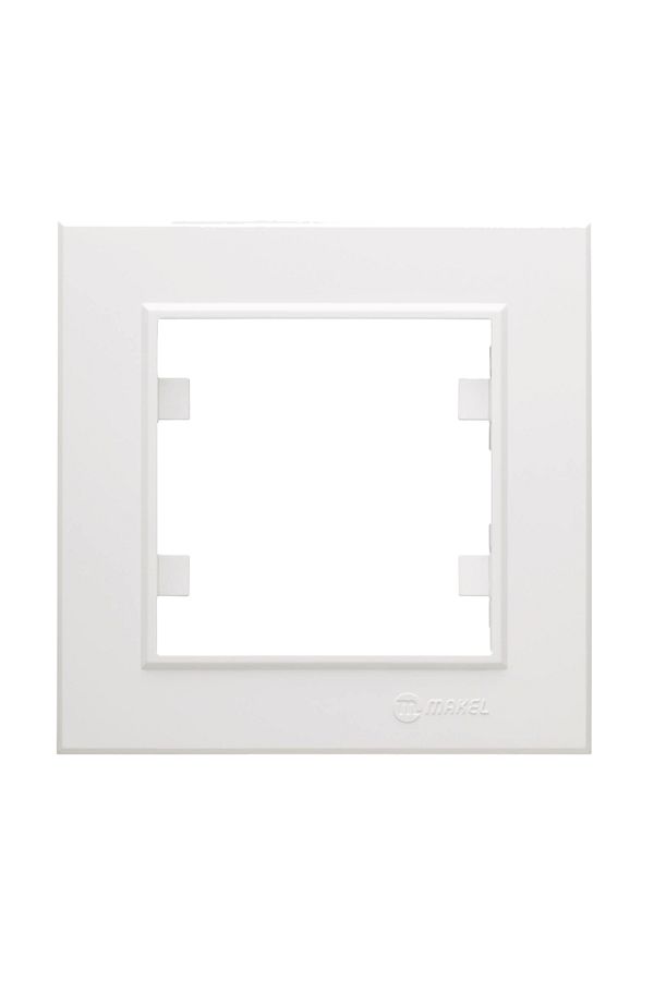 storeks-White single frame - compatible frame for socket and switch 1