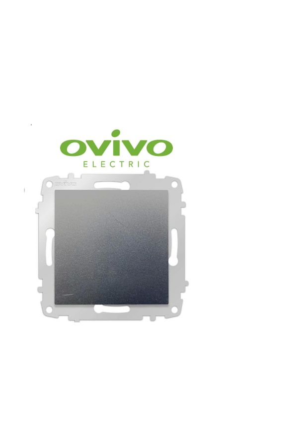 AC BOX-Smoked single key frameless grano - compatible frame for socket and key 1