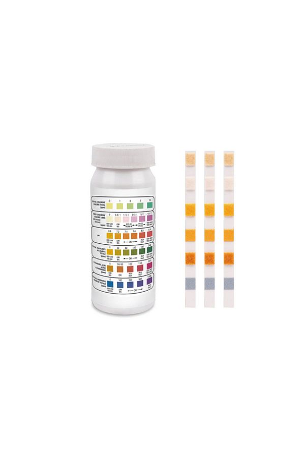 ACE-High-Quality 6 In 1 Pool Test Strip Kit Multicolor 1