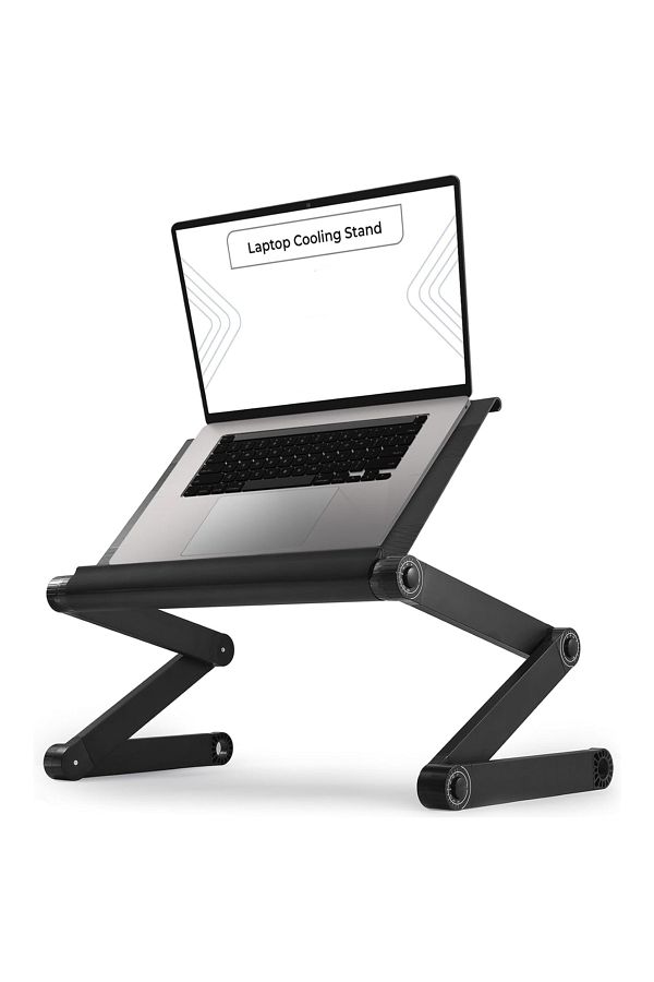 Teno-Masuta pentru Laptop 2 in 1 Teno®, reglabila pe inaltime, multifunctionala, 42 x 26 cm, negru 1