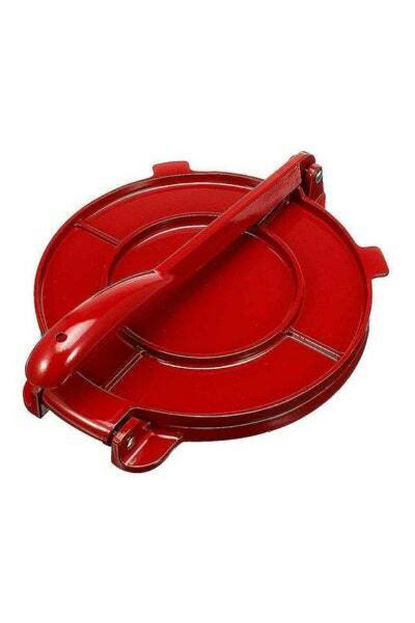 HALAMODO-Tortilla Press Folding Handle Flour Tool Red 1