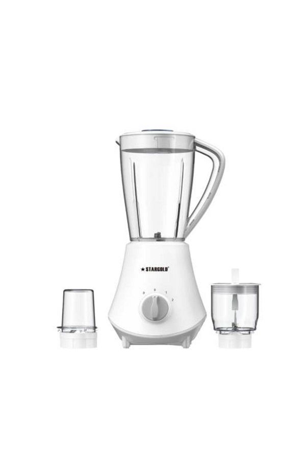Generic-STARGOLD 3-in-1 Blender 600W, 1.5L Jar with Juicer, Grinder, Chopper & Pulse Control Function 1