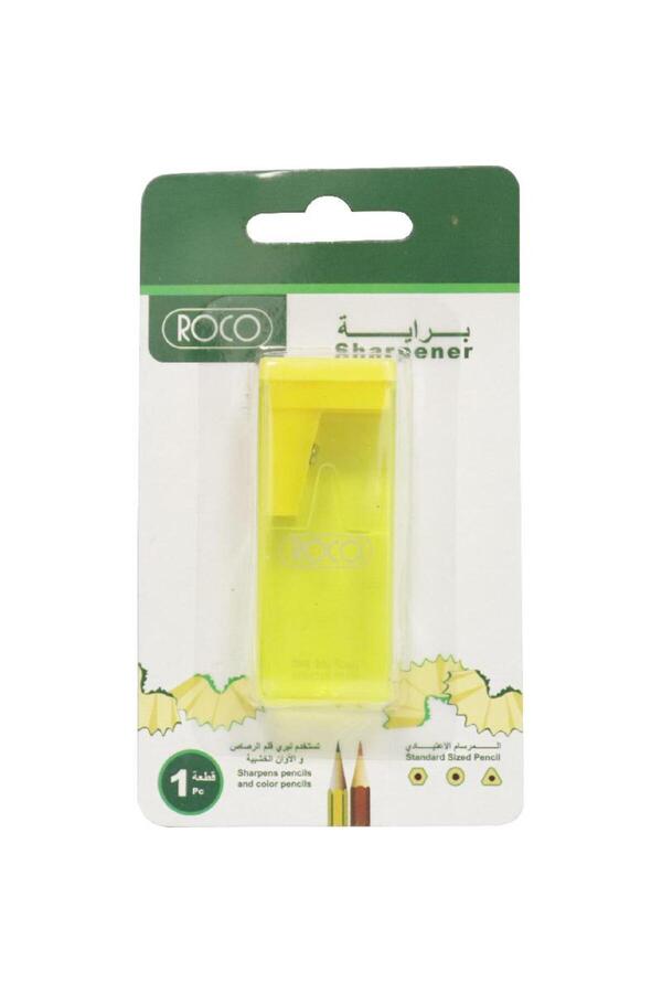 Roco-Pocket Sharpener – Single Hole, Yellow 1
