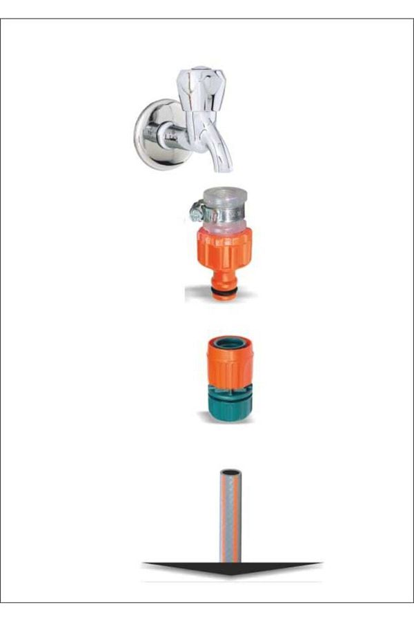Sayım-Automatic Clamped WC Faucet Connection + Automatic Connection 1