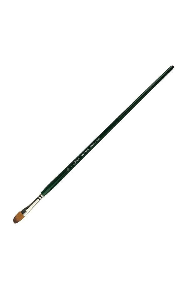 Südor-Synthetic Cat's Tongue Brush - Long Handle Series 1168k No: 10 1
