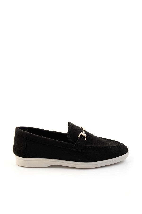 Bambi-Black Women's Loafer Shoes K01140004572 1